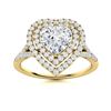 Image 1 : Natural 1.14 CTW Diamond Solitaire Ring 14K Yellow Gold