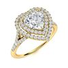 Image 2 : Natural 1.14 CTW Diamond Solitaire Ring 14K Yellow Gold