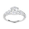 Image 1 : Natural 1.74 CTW Diamond Solitaire Ring 18K White Gold