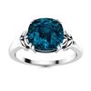 Image 1 : Natural 1.37 CTW Topaz Solitaire Ring 14K White Gold