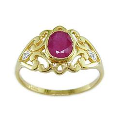 Men's Gents 3.50ct Certified Sapphire & VS Diamond Ring