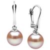 Image 1 : Elite Collection Pink Freshwater Pearl Dangle Earrings