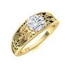 Image 2 : Natural 0.61 CTW Diamond Solitaire Ring 14K Yellow Gold