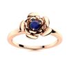 Image 1 : Natural 0.12 CTW Sapphire Solitaire Ring 18K Rose Gold