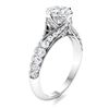 Image 2 : Natural 2.34 CTW Diamond Solitaire Ring 18K White Gold