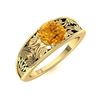 Image 2 : Natural 1.05 CTW Citrine Solitaire Ring 14K Yellow Gold