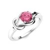Image 2 : Natural 1.02 CTW Pink Sapphire Solitaire Ring 14K White Gold