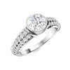 Image 2 : Natural 1.16 CTW Diamond Solitaire Ring 14K White Gold