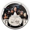 Image 2 : 2017 Tuvalu 2 oz Silver Star Trek: The Next Generation Crew Proof