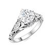 Image 2 : Natural 1.64 CTW Diamond Solitaire Ring 18K White Gold