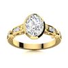 Image 1 : Natural 1.33 CTW Diamond Solitaire Ring 18K Yellow Gold