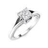 Image 2 : Natural 1.88 CTW Diamond Solitaire Ring 18K White Gold