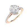 Image 2 : Natural 0.85 CTW Diamond Solitaire Ring 14K Rose Gold