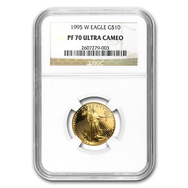 1995-W 1/4 oz Proof Gold American Eagle PF-70 NGC