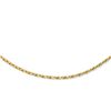 Image 1 : 14k Yellow Gold 3.25 mm Polished Fancy Link Necklace - 17.5 in.