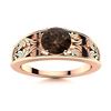 Image 1 : Natural 1.05 CTW Smoky Quartz Solitaire Ring 14K Rose Gold