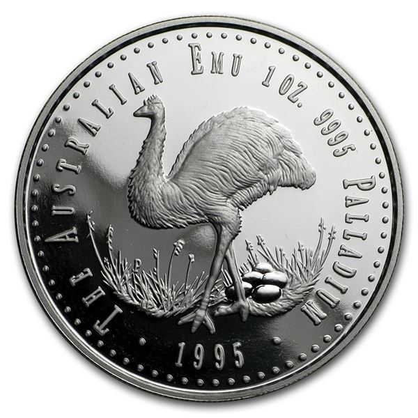 1995 Australia 1 oz Proof Palladium Emu