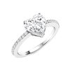 Image 2 : Natural 1.01 CTW Diamond Solitaire Ring 14K White Gold