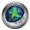 Image 1 : 2016 Australia Silver $5 Color Domed Northern Sky Cygnus