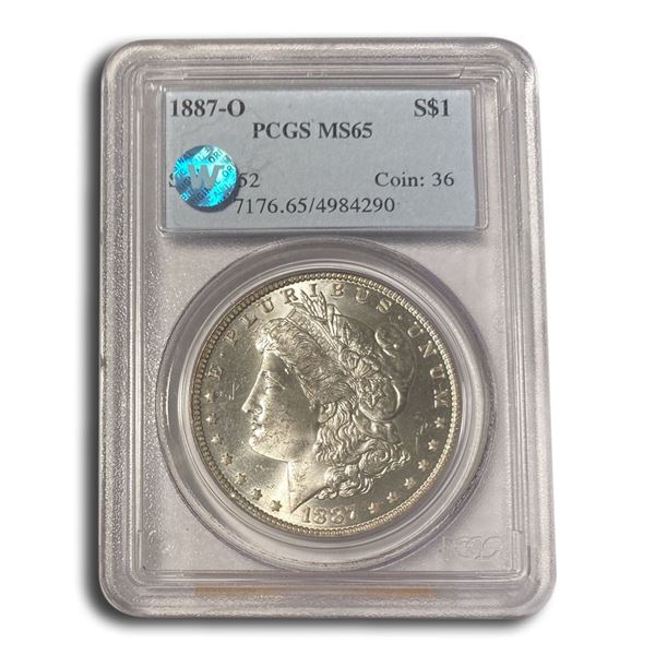 1887-O Morgan Dollar MS-65 PCGS