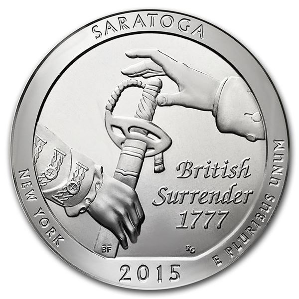 2015 5 oz Silver ATB Saratoga National Park, NY