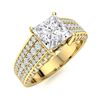 Image 2 : Natural 2.06 CTW Diamond Solitaire Ring 14K Yellow Gold