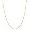Image 1 : 14k Gold 1 mm Diamond Cut Wheat Chain - 18 in.