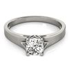Image 1 : Natural 1 ctw Diamond Solitaire Ring 14k White Gold