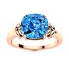 Image 1 : Natural 2.87 CTW Topaz Solitaire Ring 18K Rose Gold