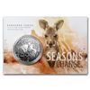 Image 1 : 2019 Australia 1 oz Silver Kangaroo (Display Card)