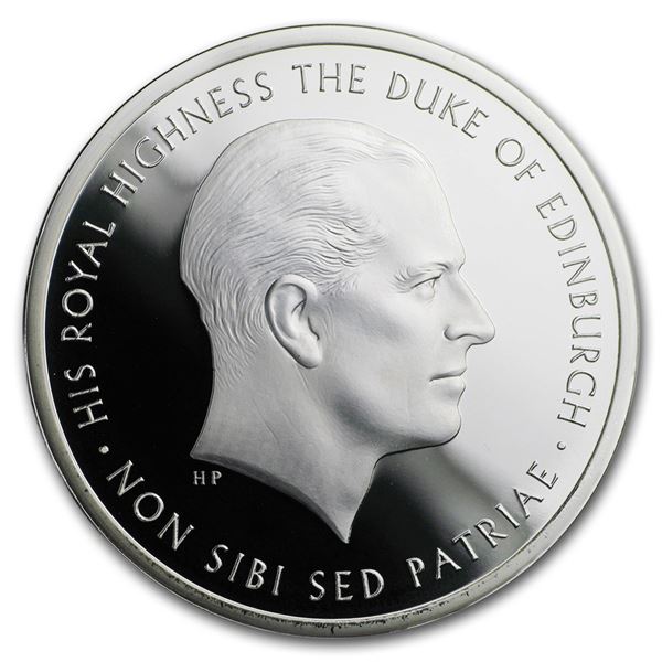 2017 GB £5 Proof Silver Prince Philip: Life of Service Piedfort