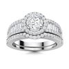Image 1 : Natural 1.43 CTW Diamond Solitaire Ring 14K White Gold