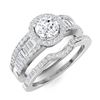 Image 2 : Natural 1.43 CTW Diamond Solitaire Ring 14K White Gold