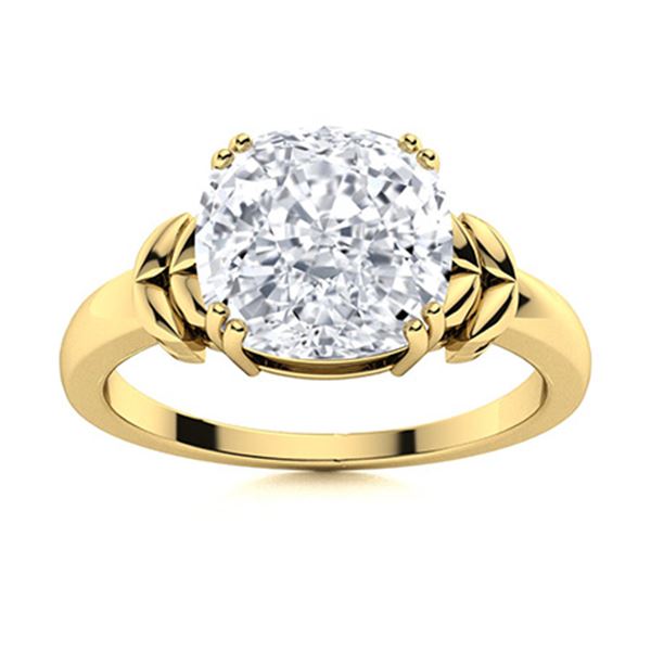 Natural 1.38 CTW Topaz Solitaire Ring 18K Yellow Gold