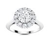 Image 1 : Natural 1.44 CTW Diamond Solitaire Ring 18K White Gold