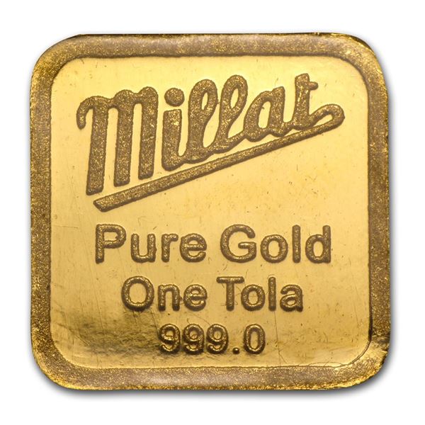 1 Tola Gold Bar - Secondary Market (.375 oz)