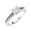 Image 2 : Natural 1.01 CTW Diamond Solitaire Ring 18K White Gold