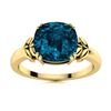 Image 1 : Natural 2.87 CTW Topaz Solitaire Ring 18K Yellow Gold