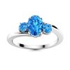 Image 1 : Natural 1.24 CTW Topaz Solitaire Ring 14K White Gold