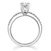 Image 3 : Natural 1.52 CTW Asscher Cut Diamond Ring 18KT White Gold