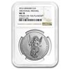 Image 1 : 2016 Ukraine 1 oz Ag Archangel Michael MS-70 NGC .925 Fine Error