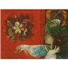 Image 1 : Signed L./E Alvar Woman Holding Flower #1667764