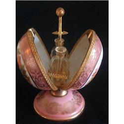 Limoges Porcelain Perfume Etui Ormolu by Goumot#1667918