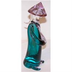 Seguso glass figure, Murano Italy-modern #1667944