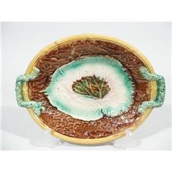 Majolica Deep Bread Tray, American #1668016