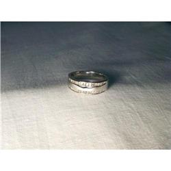 14K WG .50 CT Double Row Diamond Wedding Band #1668330