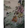 Image 1 : hand paint Japanese on tiles, framed, signed! #1668447