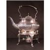 Image 1 : VINTAGE SHEFFIELD SILVER ORNATE TEA KETTLE ON #1668649