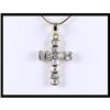 Image 1 : Splendid 18K Yellow Gold Diamond Cross Pendant #1681600