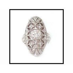 Long Edwardian Style 1.45 Carat Diamond #1682077
